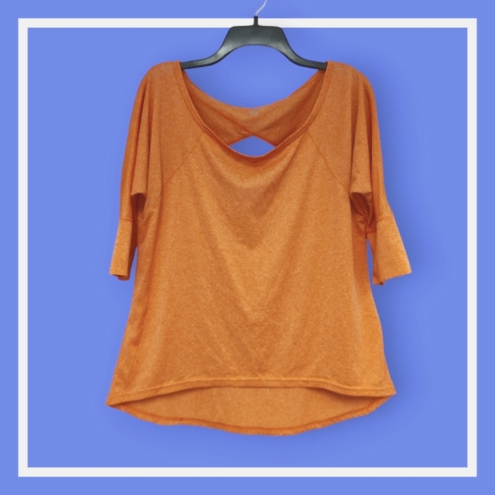 EUC Champion Peach/Coral Top Size M